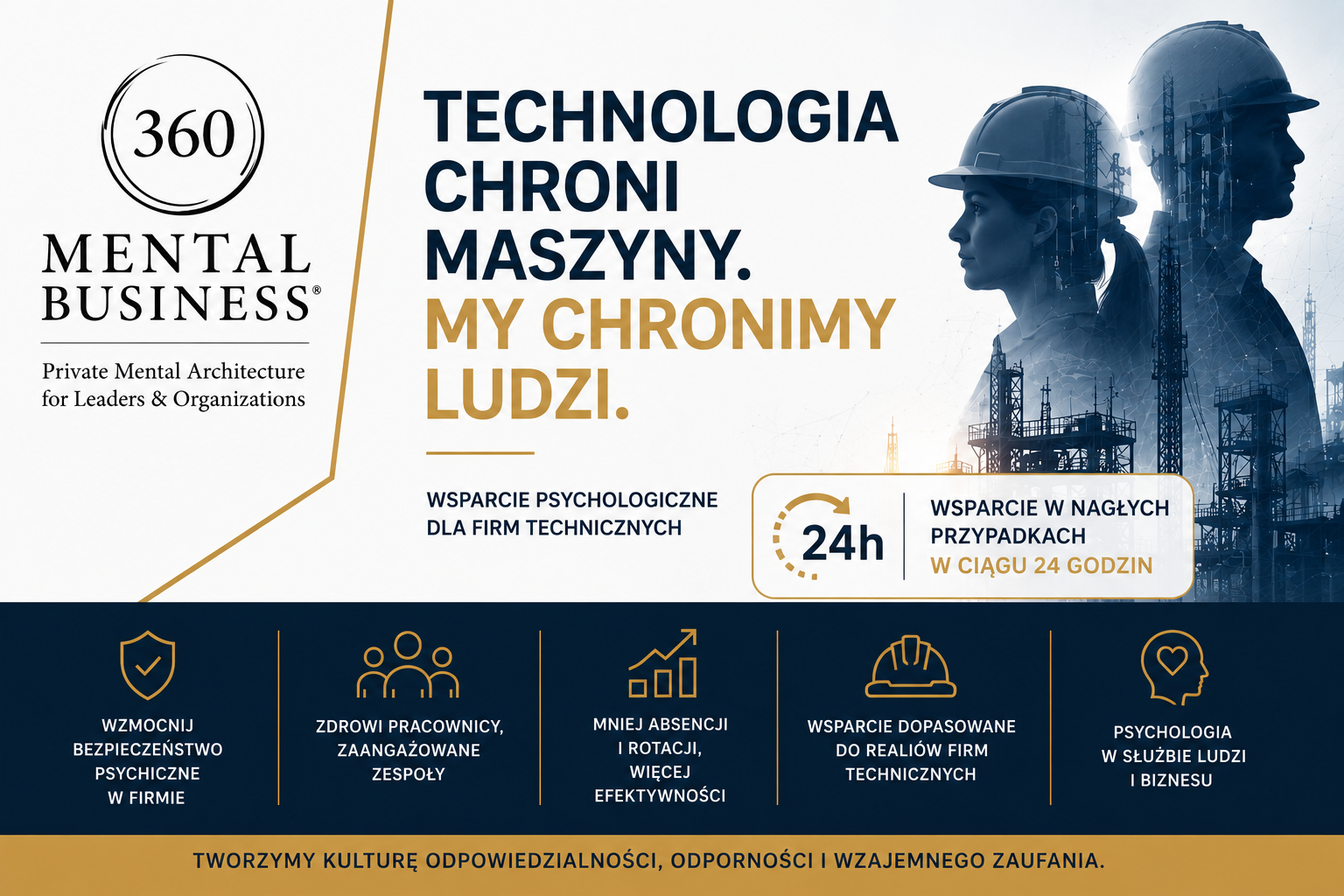 Mental Business 360: Technologia chroni maszyny. My chronimy ludzi